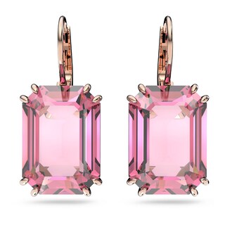 Foto 1 | Foto 1 | Aros Swarovski Millenia Cristal De Talla Octogonal Rosa 5619502 Joyería De Lujo Para Mujer Ideal Para Regalo Elegante