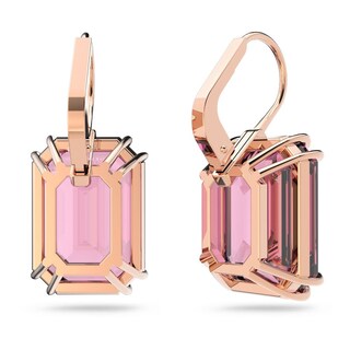Foto 4 | Foto 4 | Aros Swarovski Millenia Cristal De Talla Octogonal Rosa 5619502 Joyería De Lujo Para Mujer Ideal Para Regalo Elegante