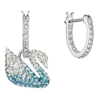 Foto 2 | Foto 2 | Aros Swarovski Iconic Swan Multicolor Baño De Rodio 5512577 Joyería De Lujo Para Mujer Ideal Para Regalo Elegante