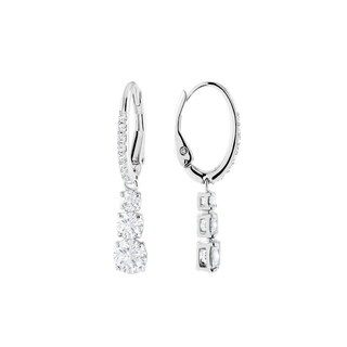 Foto 3 | Foto 3 | Aretes Swarovski Attract Trilogy Round Blanco Baño De Rodio 5416155 Joyería De Lujo Para Mujer Ideal Para Regalo