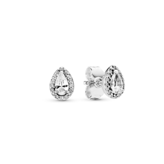 Foto 1 | Foto 1 | Aretes Pandora De Botón Halo De Gota Brillante Joya Original 296252cz Joyería De Lujo Para Mujer Ideal Para Regalo Elegante