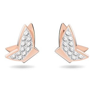 Foto 1 | Foto 1 | Aros Swarovski De Botón Lilia Mariposa Blancos Baño Rosa 5636427 Joyería De Lujo Para Mujer Ideal Para Regalo Elegante