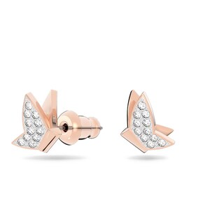Foto 2 | Foto 2 | Aros Swarovski De Botón Lilia Mariposa Blancos Baño Rosa 5636427 Joyería De Lujo Para Mujer Ideal Para Regalo Elegante