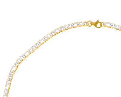 Foto 3 | Foto 3 | Cadena Tejido 3x1 60 cm Acero Inoxidable Bicolor CH13