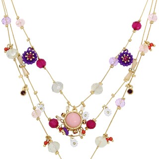 Foto 4 | Foto 4 | Collar De Abalorios Tejidos En Forma De Corazón De Betsey Johnson Para Mujer - Venta Internacional.