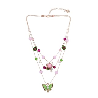 Foto 1 | Foto 1 | Collar Betsey Johnson Con Forma De Mariposa En Capas Para Mujer - Venta Internacional.