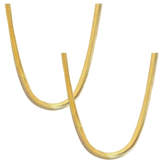 Foto 2 | Foto 2 | Cadenas Baño De Oro Ventdepot Mxgve-007 2 Piezas Oro