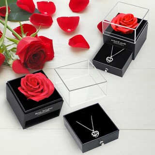 Foto 2 | Foto 2 | Alajero Con Rosa Eterna Incluye Collar Para Mujer