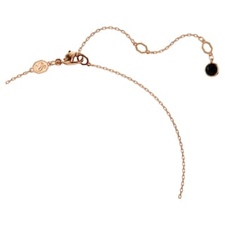Foto 3 | Foto 3 | Collar Con Colgante De Cisne De Swarovski Con Cristales Negros En Oro Rosa - Venta Internacional.