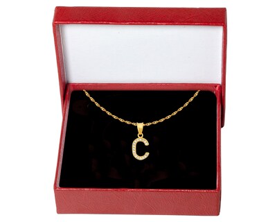 Foto 5 | Foto 5 | Gargantilla Inicial ''c'' 45cm De Chapa De Oro 18k Ch85