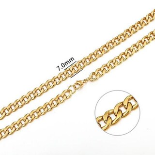 Foto 2 | Foto 2 | Collar Grumet 7 Mm 60 Cm De Acero Inoxidable Para Hombre - Venta Internacional.