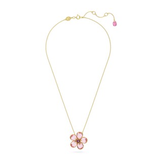 Foto 2 | Foto 2 | Colgante Idyllia De Swarovski Con Flor Rosa En Tono Dorado - Venta Internacional.
