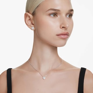 Foto 5 | Foto 5 | Collar Swarovski Ariana Grande Con Forma De Corazón De Cristal Angelical - Venta Internacional.
