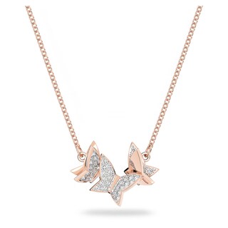 Foto 1 | Foto 1 | Collar Swarovski Lilia Butterfly Chapado En Oro Rosa Blanco - Venta Internacional.