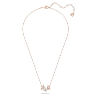 Foto 2 | Foto 2 | Collar Swarovski Lilia Butterfly Chapado En Oro Rosa Blanco - Venta Internacional.