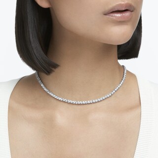 Foto 5 | Foto 5 | Collar Swarovski Tennis Deluxe Versátil Con Cristales Transparentes - Venta Internacional.