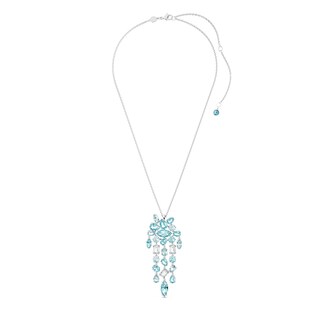 Foto 2 | Foto 2 | Collar Con Colgante De Gema De Swarovski Con Piedras Azules De Talla Mixta - Venta Internacional.