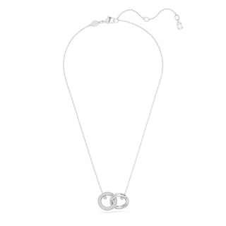 Foto 2 | Foto 2 | Collar Con Colgante Swarovski Dextera Con Forma De Lazo Entrelazado, Transparente - Venta Internacional.