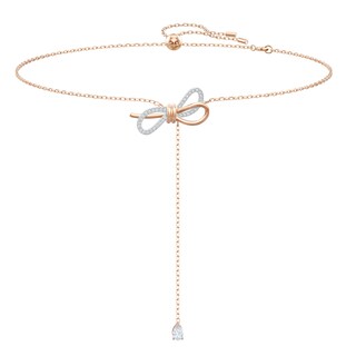 Foto 1 | Foto 1 | Colgante Swarovski Con Forma De Lazo Para Toda La Vida Con Cristal Blanco - Venta Internacional.