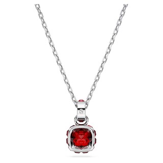 Foto 4 | Foto 4 | Collar Con Piedra Natal De Enero De Swarovski Con Piedra Roja Y Cristales - Venta Internacional.