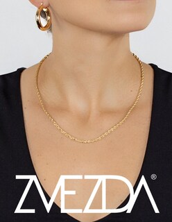 Foto 3 | Foto 3 | Cadena Zvezda Torsal, Chapa De Oro Amarillo De 18k