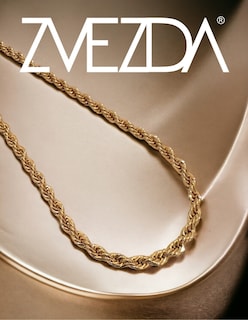 Foto 5 | Foto 5 | Cadena Zvezda Torsal, Chapa De Oro Amarillo De 18k