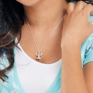 Foto 2 | Foto 2 | Collar Disney Lilo & Stitch de Plata de Ley para Mujer - Venta Internacional