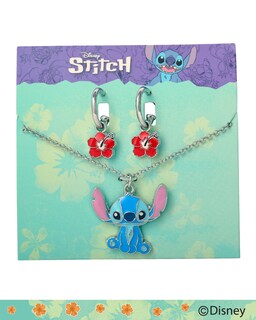 Foto 6 | Foto 6 | Set de Joyas Disney Lilo & Stitch Flower Pendientes y Collar - Venta Internacional