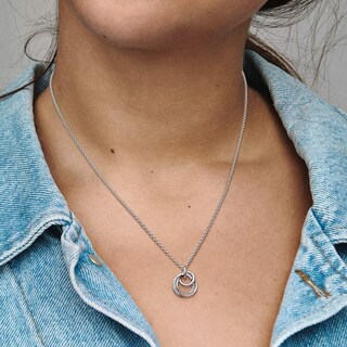 Foto 5 | Foto 5 | Collar De Plata De Ley Pandora Family Always Circuled - Venta Internacional.