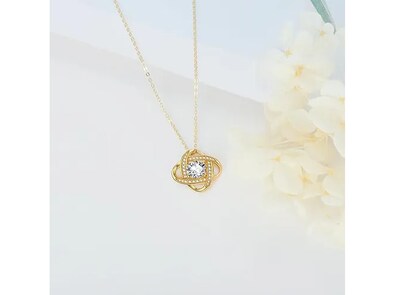 Foto 5 | Foto 5 | Collar Xtellar Romántico Corazón Eterno Circón Cobre 46 Cm