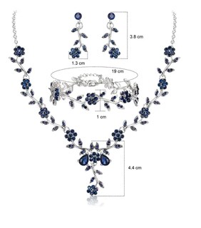 Foto 3 | Foto 3 | Collar Xtellar De Novia Pulsera Pendientes Juego De Joyas