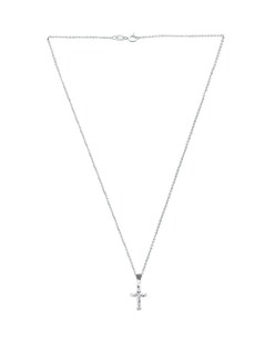 Foto 4 | Foto 4 | Collar Zvezda De Plata .925 Diseño De Cruz Chica