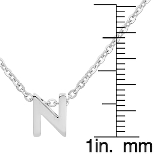 Foto 3 | Foto 3 | Collar West Coast Jewelry Elya De Acero Inoxidable Letra N - Venta Internacional.