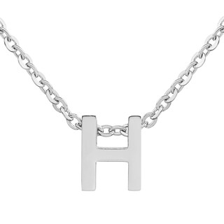 Foto 1 | Foto 1 | Collar West Coast Jewelry Elya De Acero Inoxidable Con Letra H - Venta Internacional.