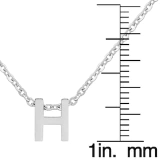 Foto 3 | Foto 3 | Collar West Coast Jewelry Elya De Acero Inoxidable Con Letra H - Venta Internacional.