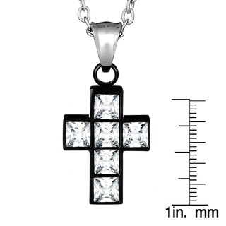 Foto 3 | Foto 3 | Collar De Acero Inoxidable Con Colgante En Forma De Cruz De West Coast Jewelry - Venta Internacional.