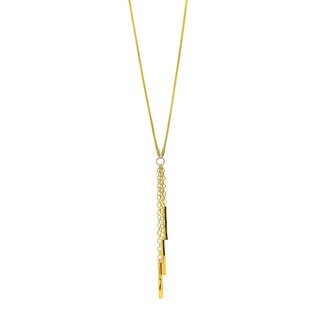 Foto 1 | Foto 1 | Collar Lariat De Acero Inoxidable Chapado En Oro, West Coast Jewelry - Venta Internacional.