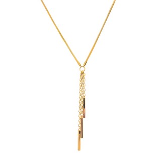 Foto 2 | Foto 2 | Collar Lariat De Acero Inoxidable Chapado En Oro, West Coast Jewelry - Venta Internacional.