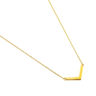 Foto 2 | Foto 2 | Collar West Coast Jewelry Elya De Acero Inoxidable Chapado En Oro - Venta Internacional.