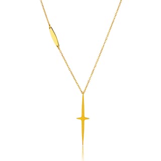 Foto 1 | Foto 1 | Collar West Coast Jewelry Elya De Acero Inoxidable Chapado En Oro - Venta Internacional.