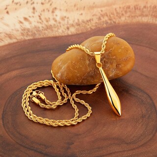 Foto 4 | Foto 4 | Collar Con Colgante West Coast Jewelry Elya De Acero Chapado En Oro - Venta Internacional.