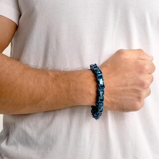 Foto 4 | Foto 4 | Pulsera West Coast Jewelry Crucible Con Cadena Bizantina De Acero - Venta Internacional.