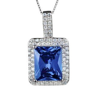 Foto 1 | Foto 1 | Collar West Coast Jewelry De Plata De Ley Con Circonita Azul Montana - Venta Internacional.