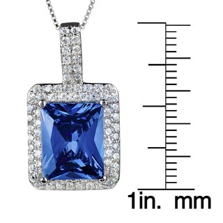 Foto 3 | Foto 3 | Collar West Coast Jewelry De Plata De Ley Con Circonita Azul Montana - Venta Internacional.