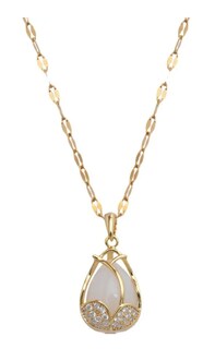 Foto 1 | Foto 1 | Collar Flor De Tulipan Dije Elegante Para Mujer Dama Joyería Delicada Cadena Con Colgante