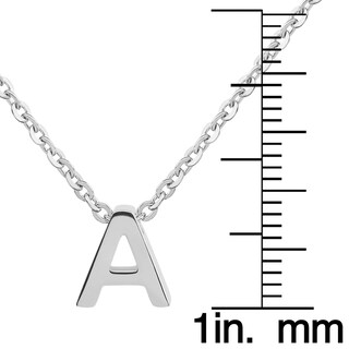 Foto 3 | Foto 3 | Collar West Coast Jewelry Elya De Acero Inoxidable Letra A - Venta Internacional.