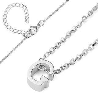Foto 2 | Foto 2 | Collar West Coast Jewelry Elya De Acero Inoxidable Con Letra G - Venta Internacional.