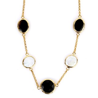Foto 1 | Foto 1 | Collar De Madreperla Chapado En Oro De West Coast Jewelry Elya - Venta Internacional.
