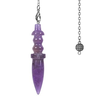 Foto 3 | Foto 3 | Péndulo Amatista Energía Ventdepot Mxabj-002 2 Piezas Morado