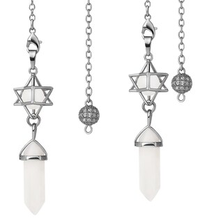 Foto 2 | Foto 2 | Cuarzo Claro Péndulo Energía Ventdepot Mxhci-002 2 Piezas Transparente